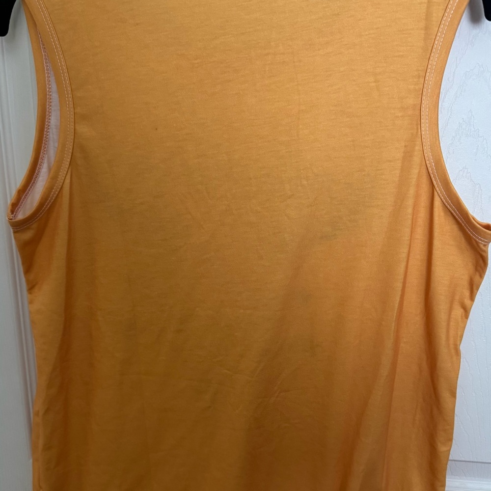 NEW Women's Orange Wild West Steer Tank Top - Picture 3 of 6